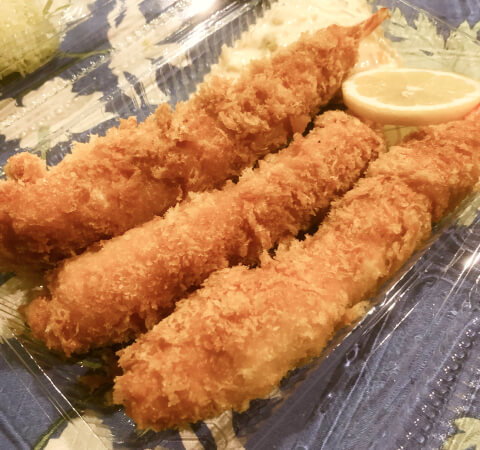 海老フライ定食（３本）